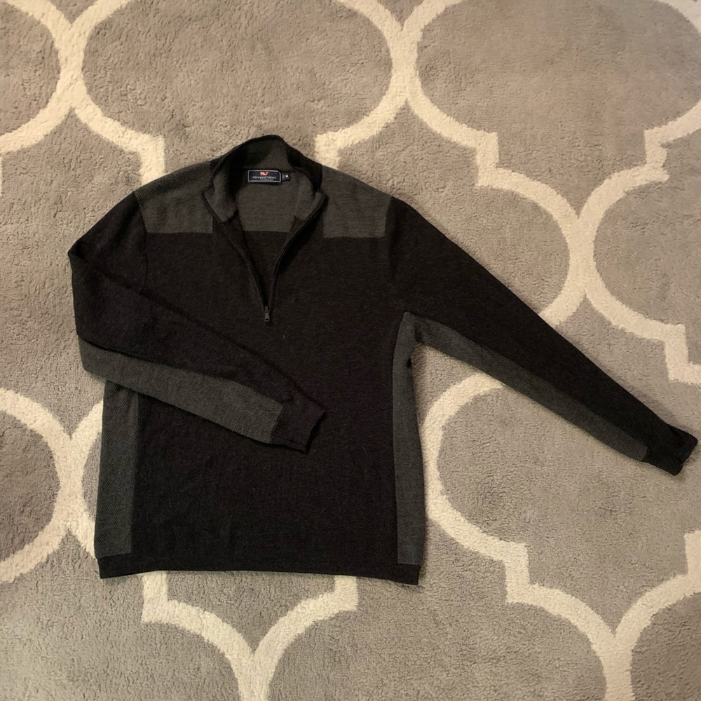 Vineyard Vines wool 1/4 zip sweater - Picture 2 of 8